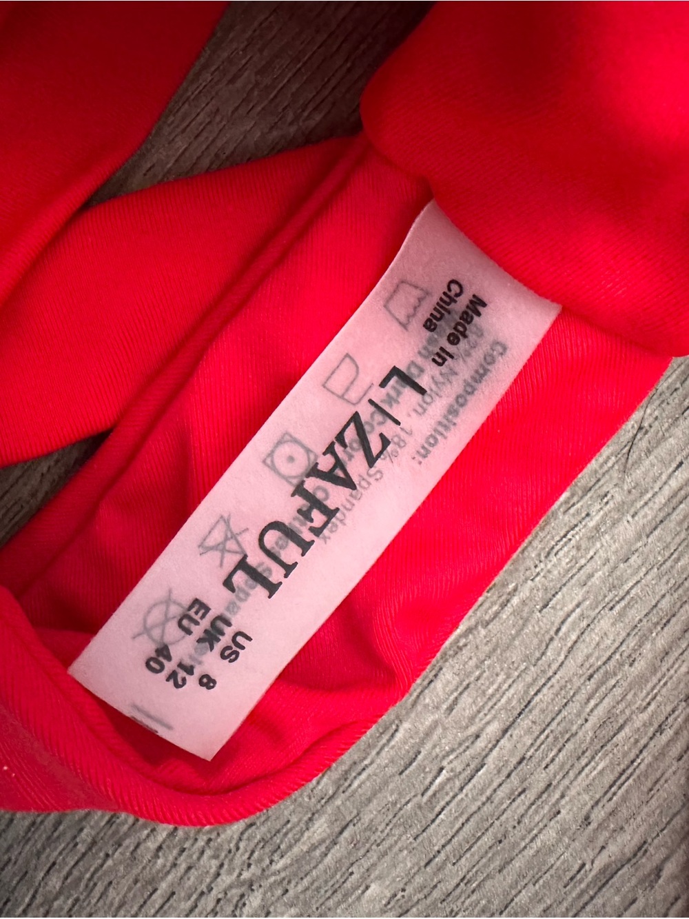 Zaful Red Bikini Set - Strappy Top & Cheeky Bottoms - Picture 3 of 4